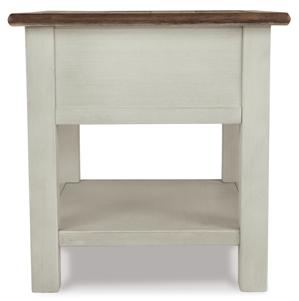 Bolanburg Two-Tone Chairside End Table With Usb Ports & Outlets