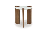Isanti White/Brown Coffee Table And 2 End Tables