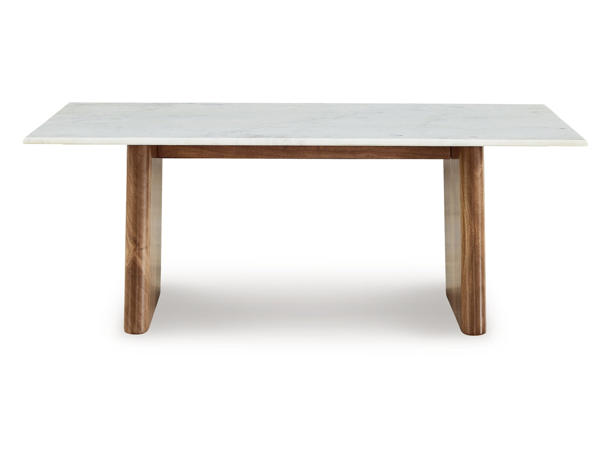 Isanti Light Brown/White Coffee Table And 2 End Tables