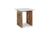 Isanti Light Brown/White Coffee Table And 2 End Tables