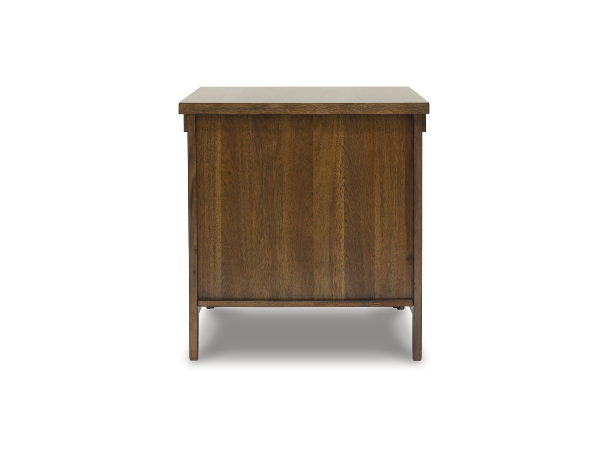 Moriville Grayish Brown Lift-Top Coffee Table And 2 End Tables