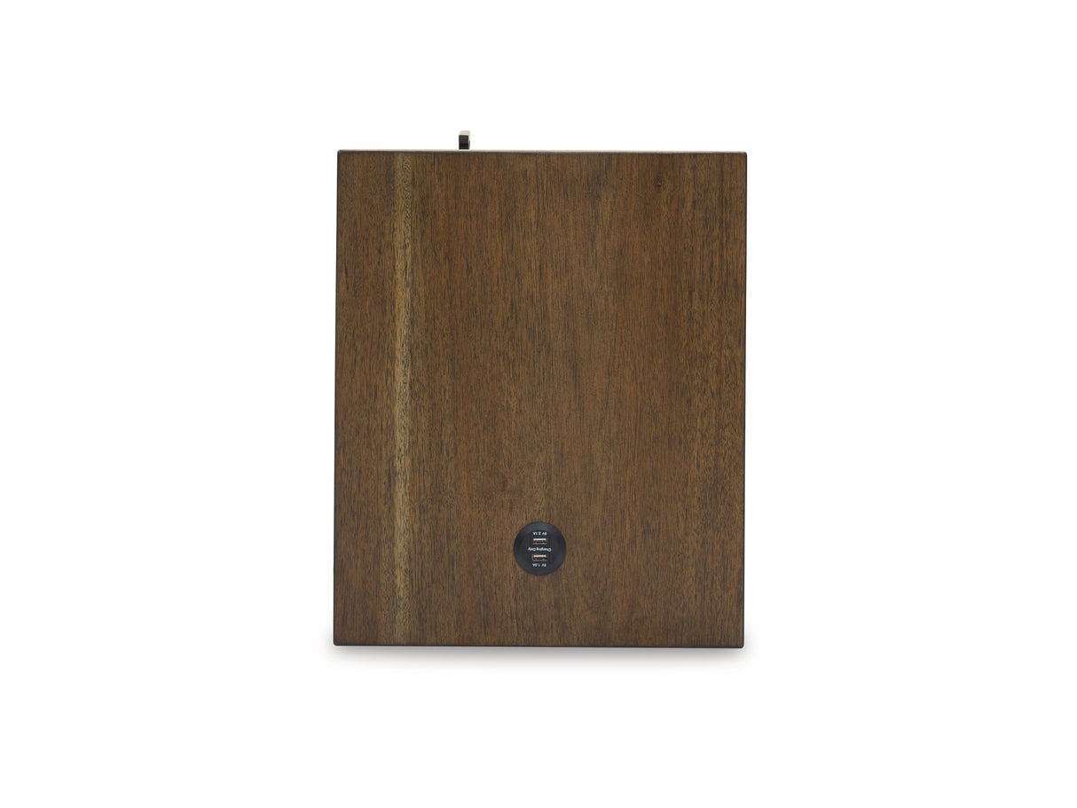 Moriville Grayish Brown Lift-Top Coffee Table And 2 Chairside End Tables