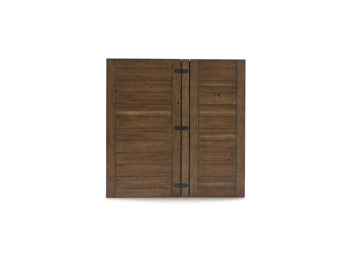 Moriville Grayish Brown Lift-Top Coffee Table And 2 End Tables