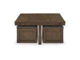 Boardernest Brown Coffee Table And 2 End Tables