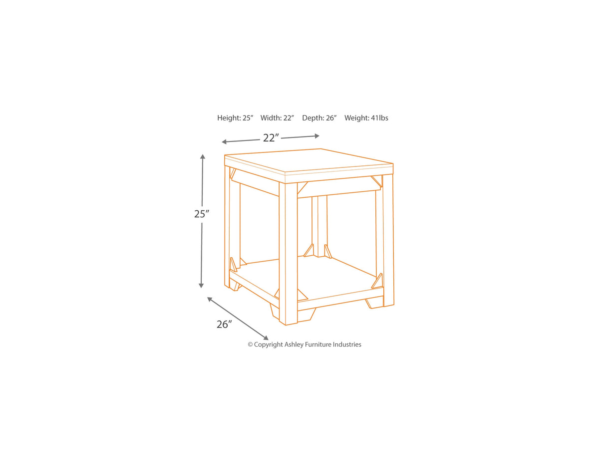 Fregine Whitewash Coffee Table And 2 End Tables