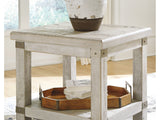 Carynhurst White Wash Gray Coffee Table And 2 End Tables