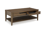 Roanhowe Brown Coffee Table And 2 End Tables