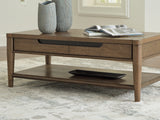 Roanhowe Brown Coffee Table And 2 End Tables