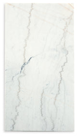 Burkhaus White/Dark Brown Coffee Table