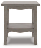 Charina Antique Gray End Table