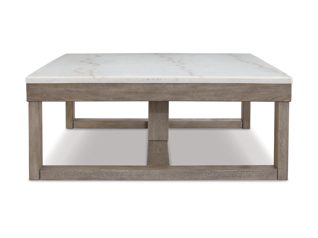 Loyaska Brown/Ivory Coffee Table, End And Sofa Table