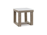 Loyaska Brown/Ivory Coffee Table And 2 End Tables