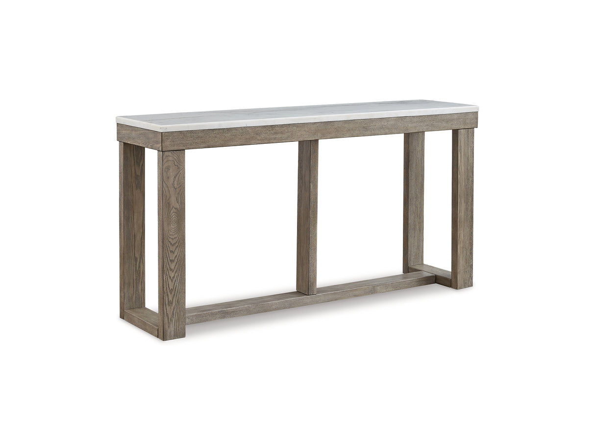 Loyaska Brown/Ivory Coffee Table, End And Sofa Table