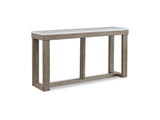 Loyaska Brown/Ivory Coffee Table, End And Sofa Table