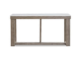 Loyaska Brown/Ivory Coffee Table, End And Sofa Table