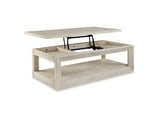 Marxhart Bisque Lift-Top Coffee Table And 2 End Tables
