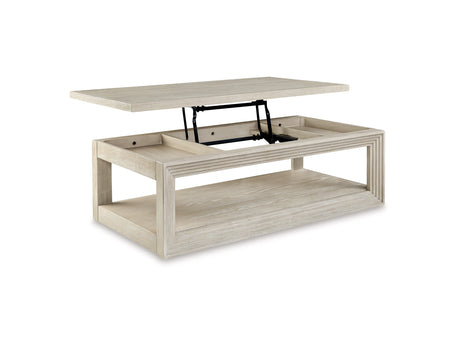 Marxhart Bisque Lift-Top Coffee Table And 2 End Tables