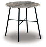 Laverford Chrome/Black End Table
