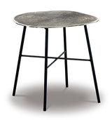 Laverford Chrome/Black End Table