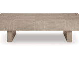 Jorlaina Light Grayish Brown Coffee Table And 2 End Tables