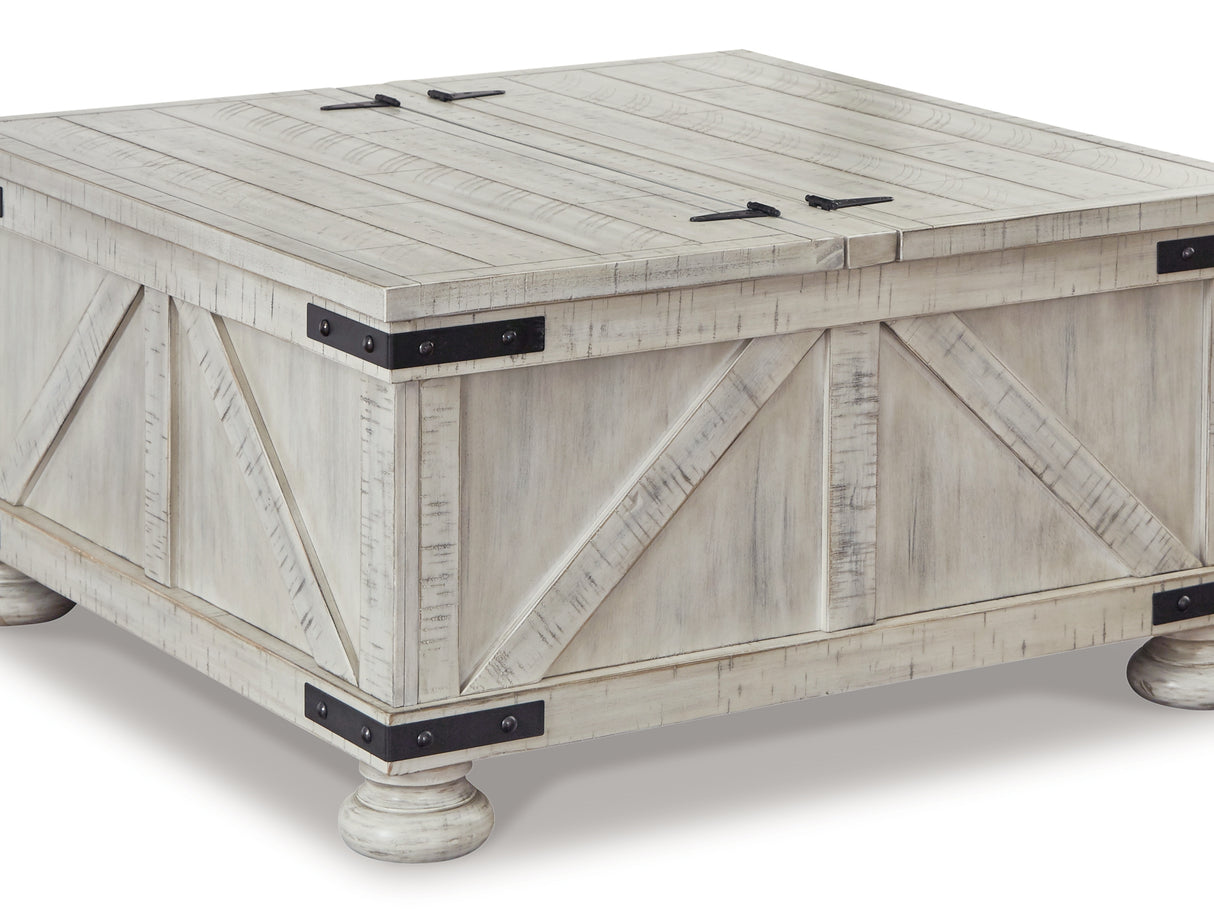 Carynhurst Whitewash Coffee Table And 2 End Tables