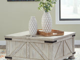 Carynhurst Whitewash Coffee Table And 2 End Tables