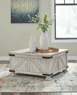 Carynhurst Whitewash Coffee Table