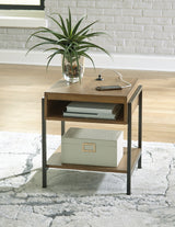 Fridley Brown/Black End Table