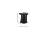 Wimbell Black Coffee Table And 2 End Tables