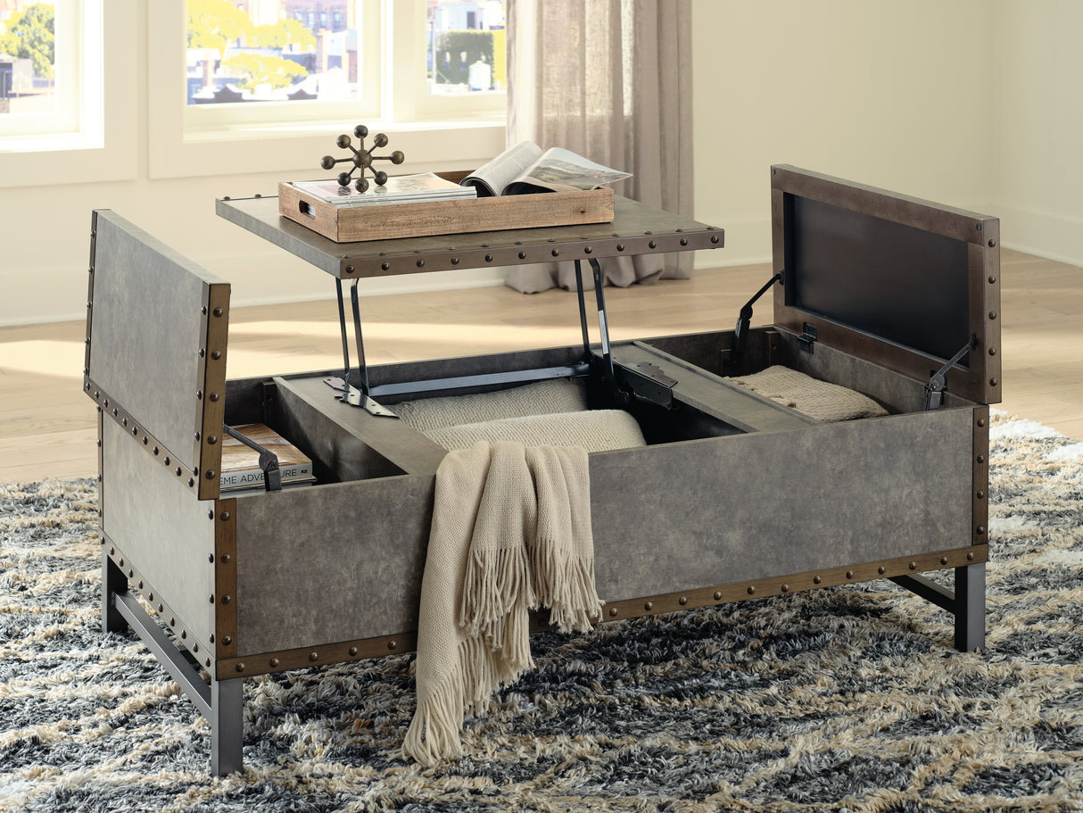 Derrylin Brown Lift-Top Coffee Table