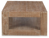 Waltleigh Distressed Brown Coffee Table