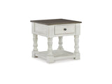 Havalance White/Gray Lift Top Coffee Table And 2 End Tables