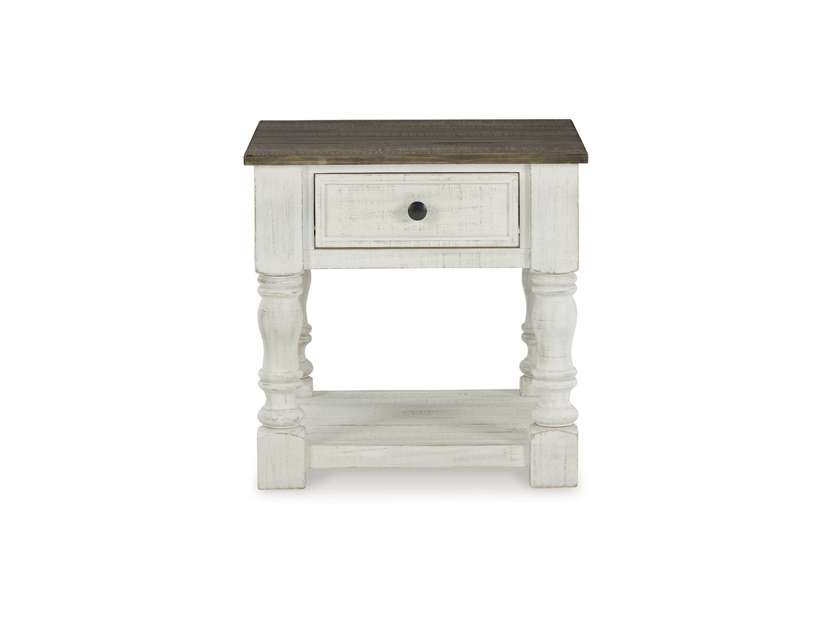 Havalance White/Gray Lift Top Coffee Table And 2 End Tables