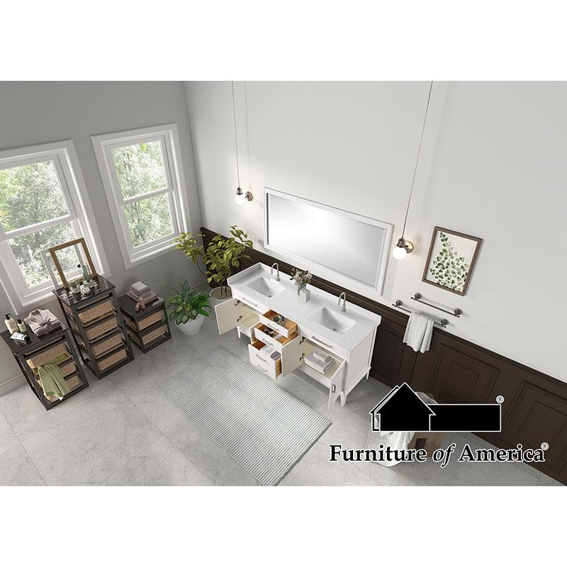 TM-CT005WH-72 White Vanity