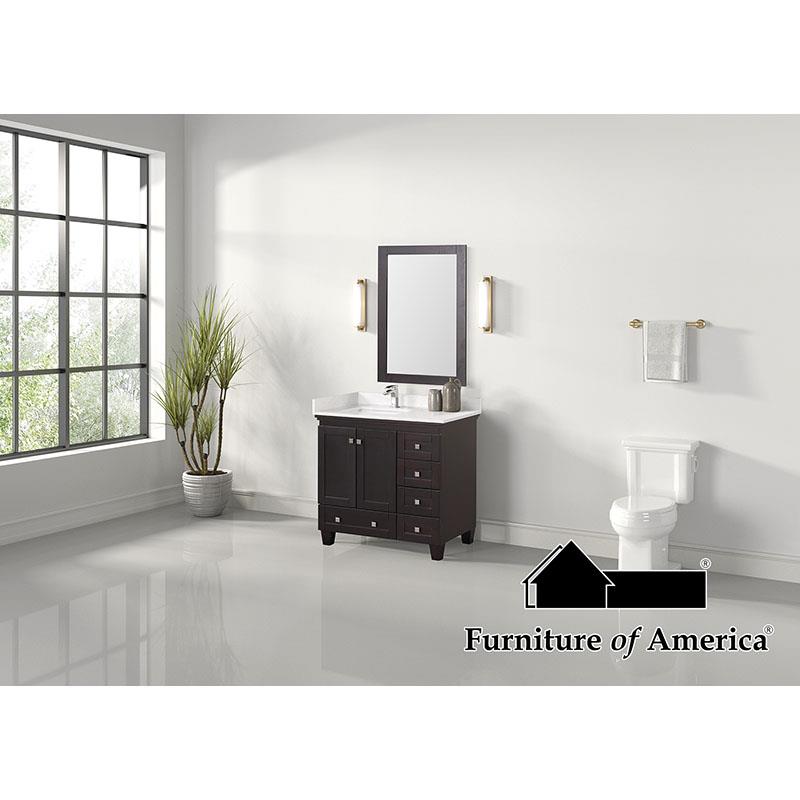 TM-VS010ES-36 Espresso Vanity