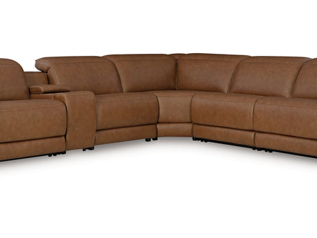 Magic Man 6-Piece Power Reclining Sectional with Console