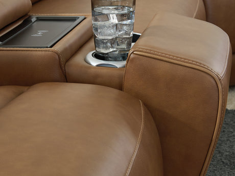 Magic Man 6-Piece Power Reclining Sectional with Console