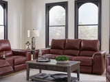 Alessandro Garnet Power Reclining Sofa, Loveseat And Recliner