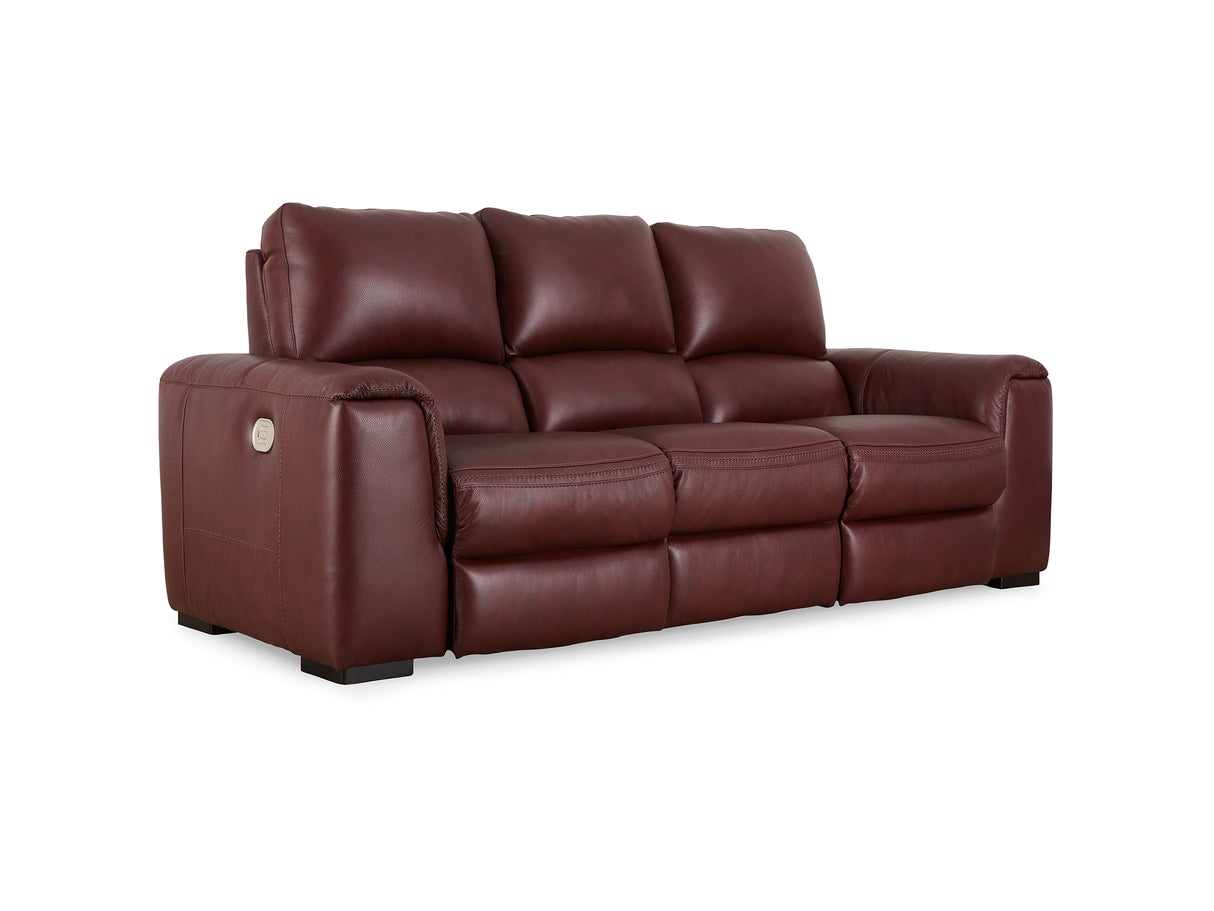Alessandro Garnet Power Reclining Sofa, Loveseat And Recliner