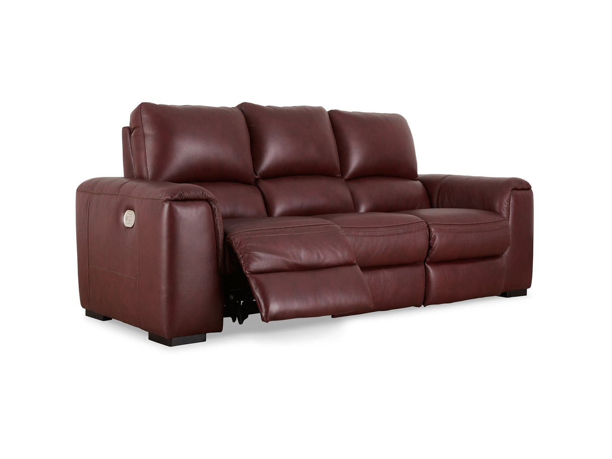 Alessandro Garnet Power Reclining Sofa, Loveseat And Recliner