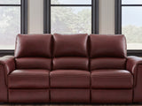 Alessandro Garnet Power Reclining Sofa, Loveseat And Recliner