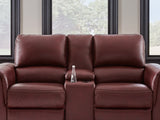Alessandro Garnet Power Reclining Sofa, Loveseat And Recliner