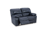 Leesworth Ocean Power Reclining Sofa, Loveseat And Recliner