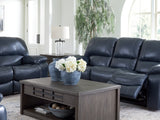 Leesworth Ocean Power Reclining Sofa, Loveseat And Recliner