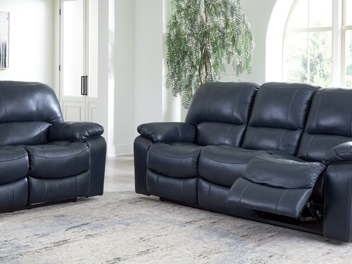 Leesworth Ocean Power Reclining Sofa, Loveseat And Recliner