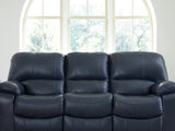 Leesworth Ocean Power Reclining Sofa, Loveseat And Recliner