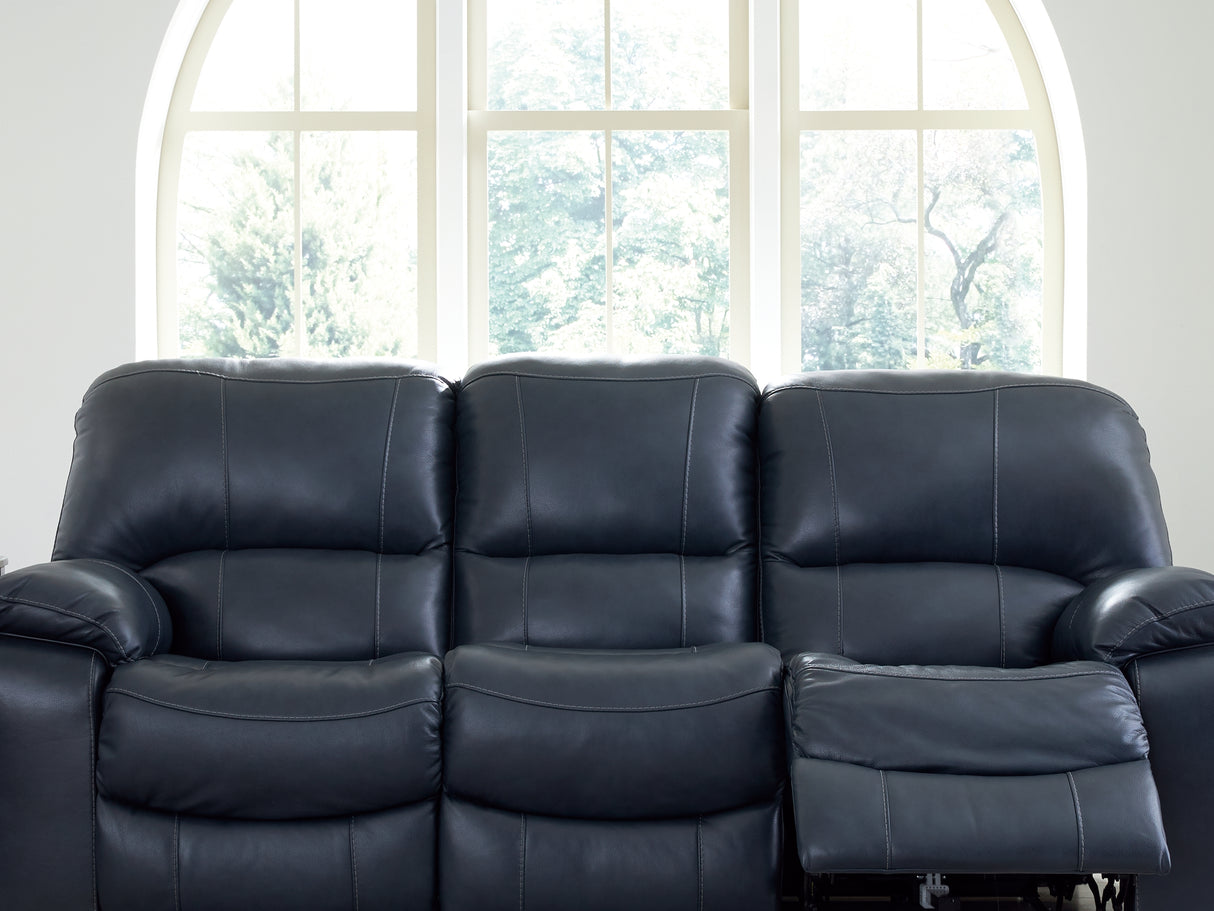 Leesworth Ocean Power Reclining Sofa, Loveseat And Recliner