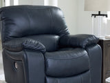 Leesworth Ocean Power Reclining Sofa, Loveseat And Recliner