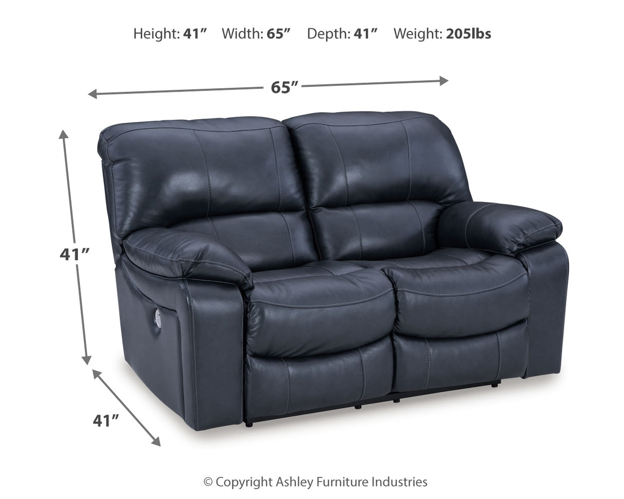 Leesworth Ocean Power Reclining Loveseat