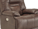 Wurstrow Umber Power Reclining Sofa, Loveseat And Recliner